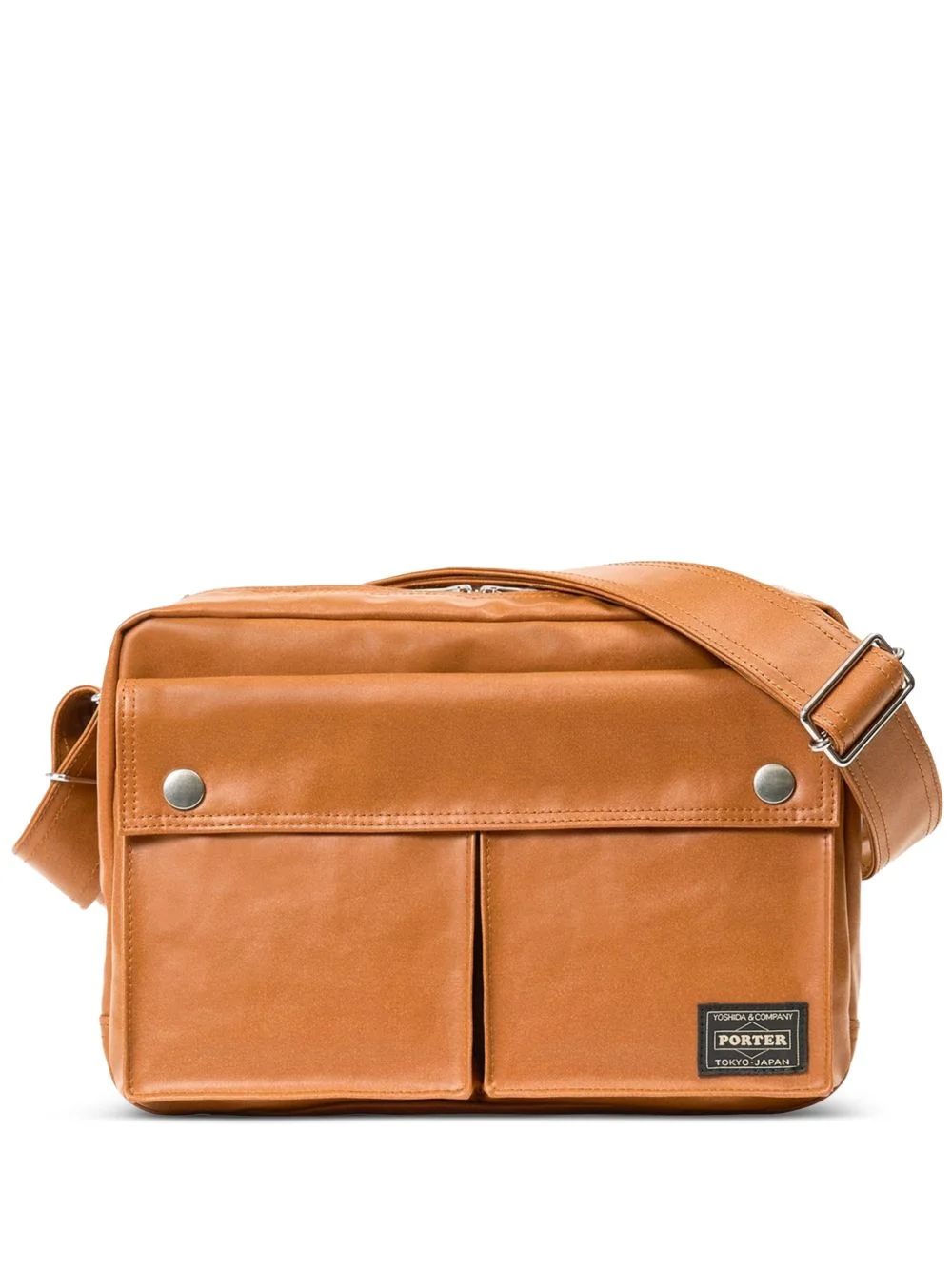 button flap shoulder bag - 1