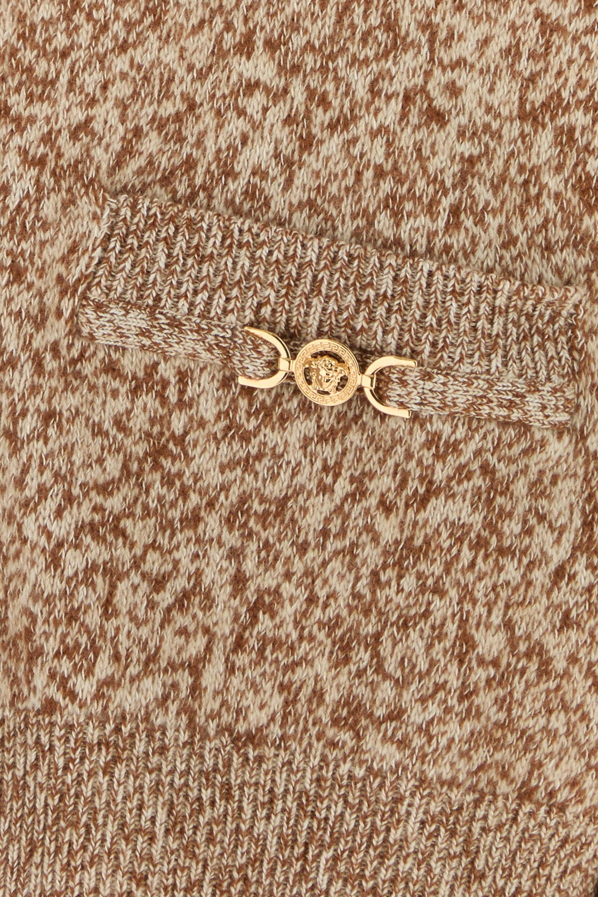 Two-tone wool blend cardigan - 5