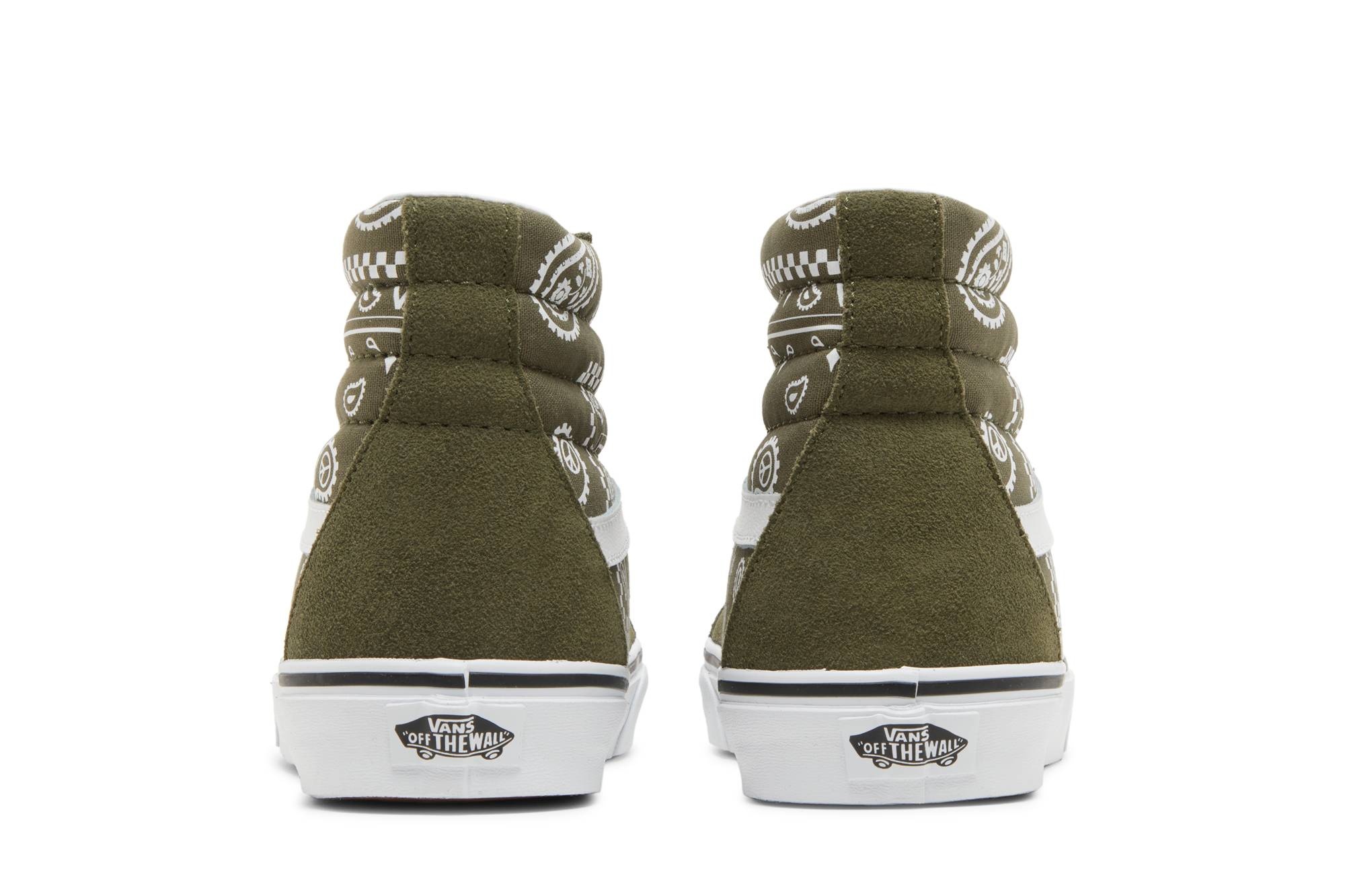 Sk8-Hi 'Peace Paisley - Grape Leaf' - 6