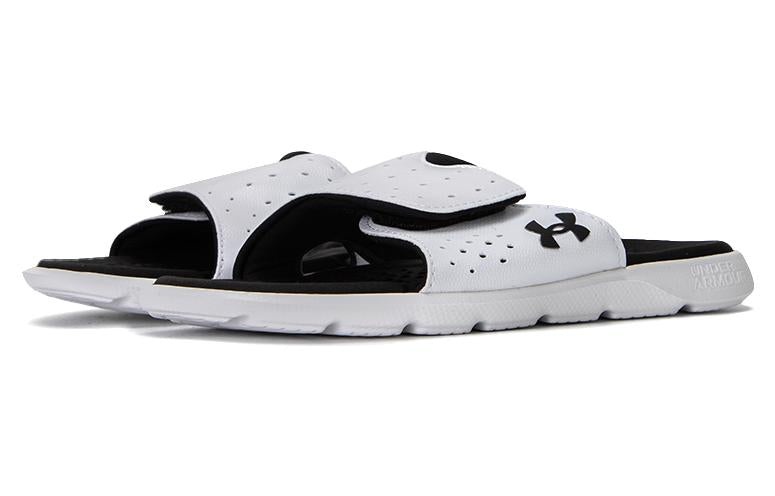 (WMNS) Under Armour Ignite Pro Slide 'White Black' 3026027-101 - 4
