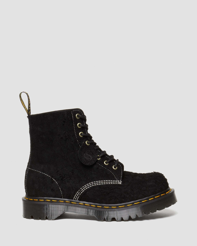 1460 Made in England Emboss Suede Lace Up Boots 1