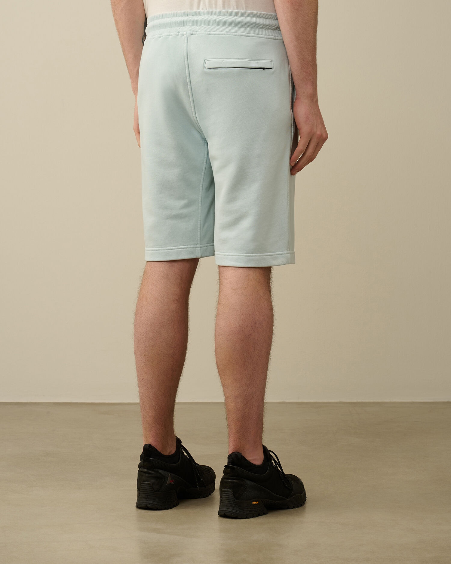 Cotton Diagonal Fleece Shorts - 3