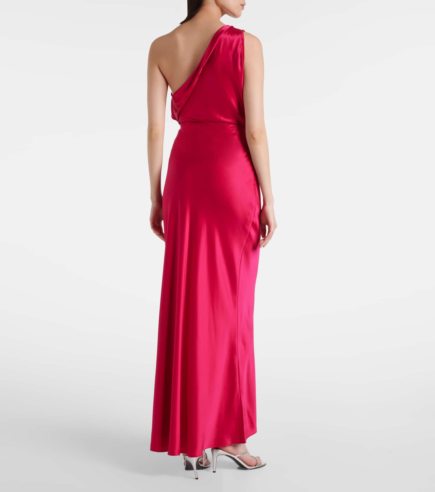 Bias silk satin maxi skirt - 3