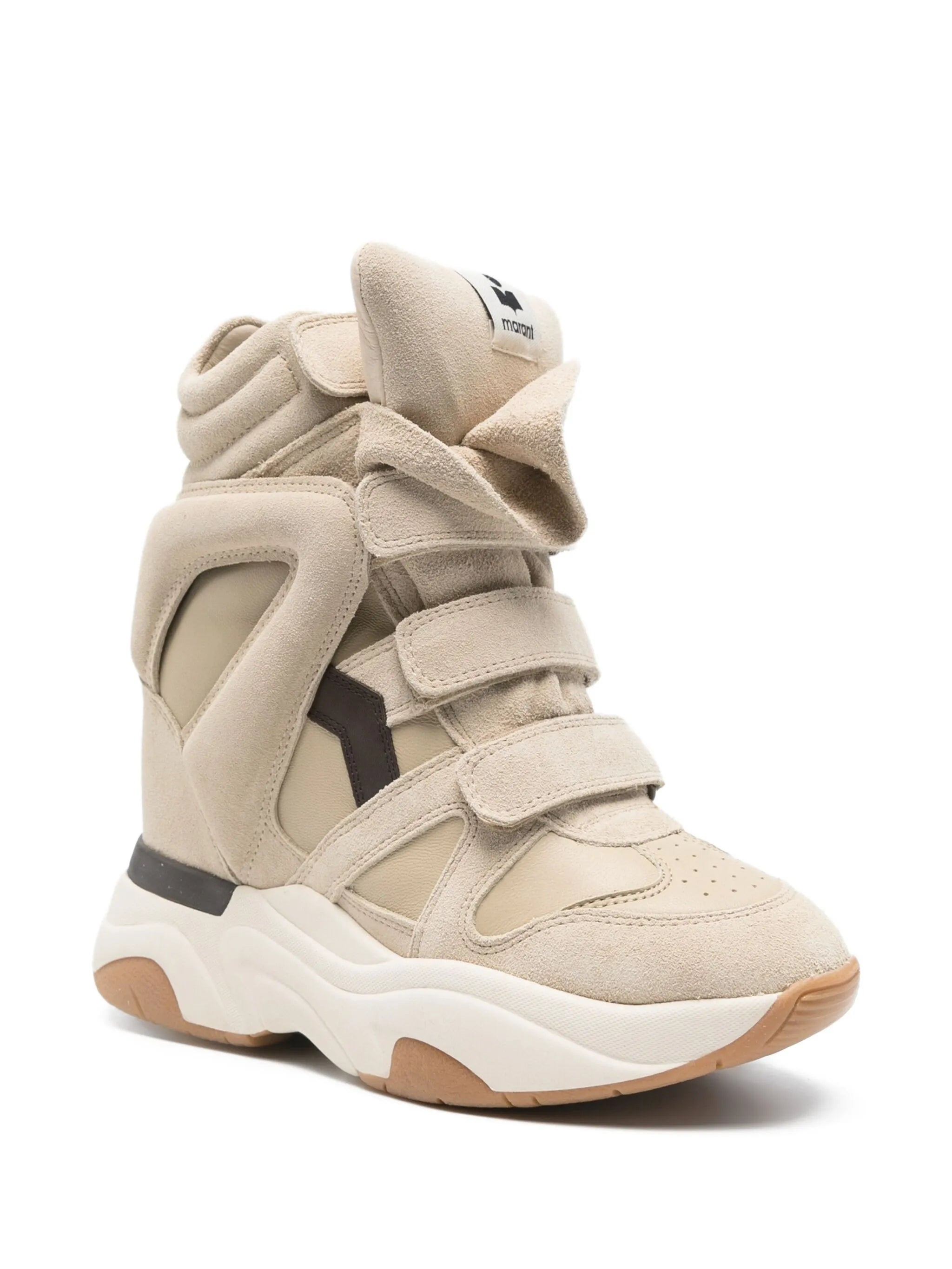 Isabel Marant Wedge-sole Strap Sneakers - 3