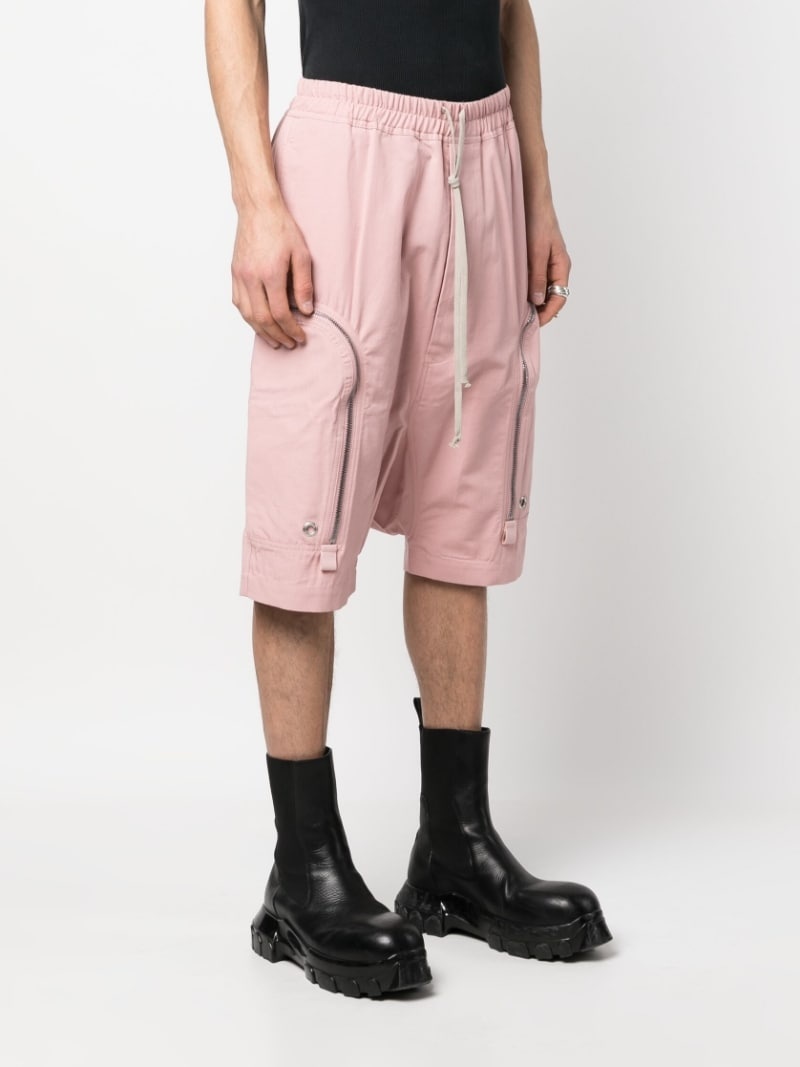 drop-crotch utility shorts - 3