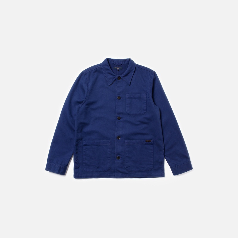Barney Worker Jacket Mid Blue - 7