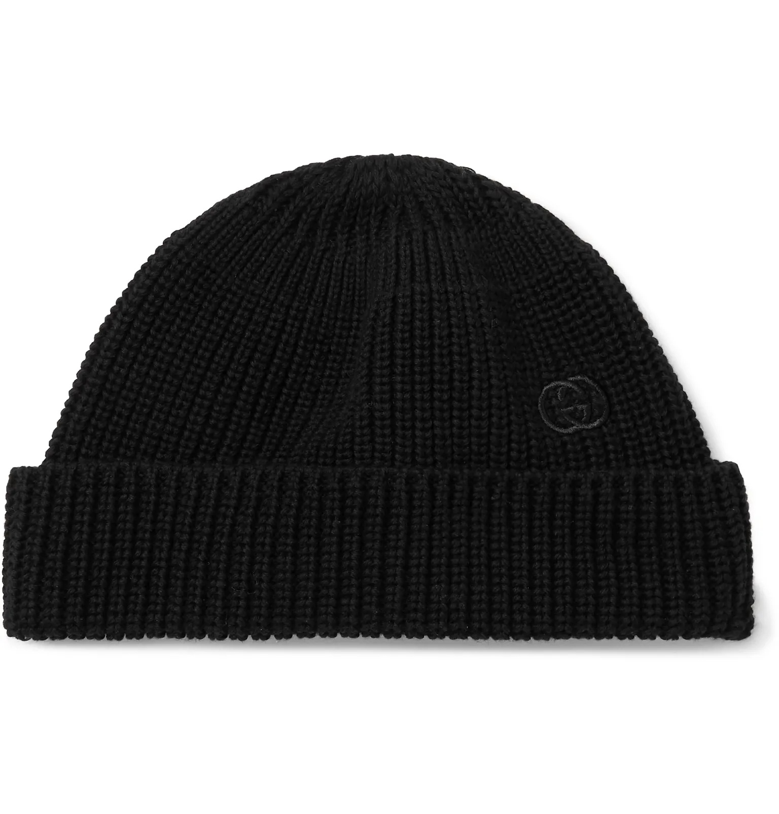 Logo-Embroidered Cable-Knit Cotton Beanie - 5