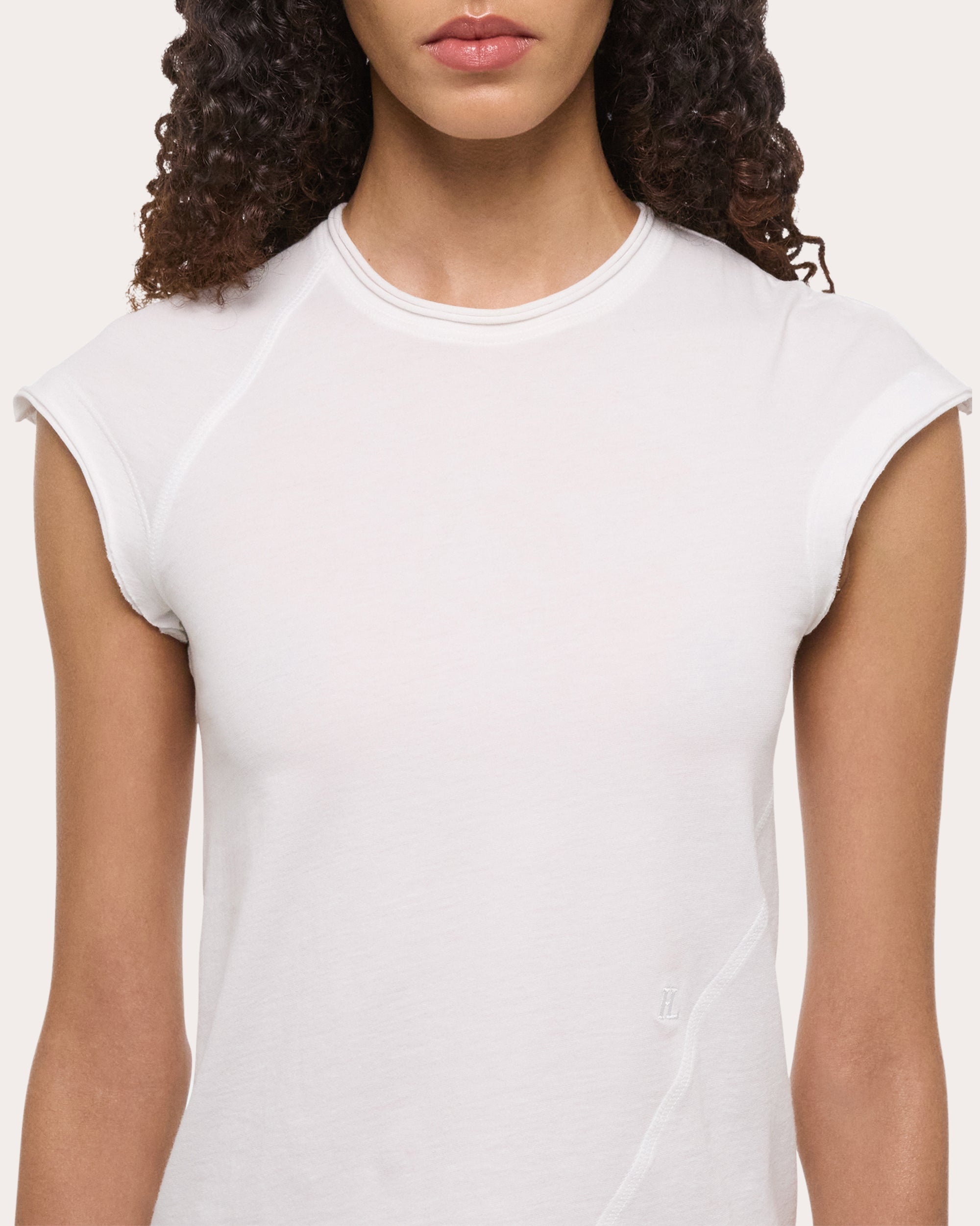Twisted Cropped Cotton Jersey Top - 4