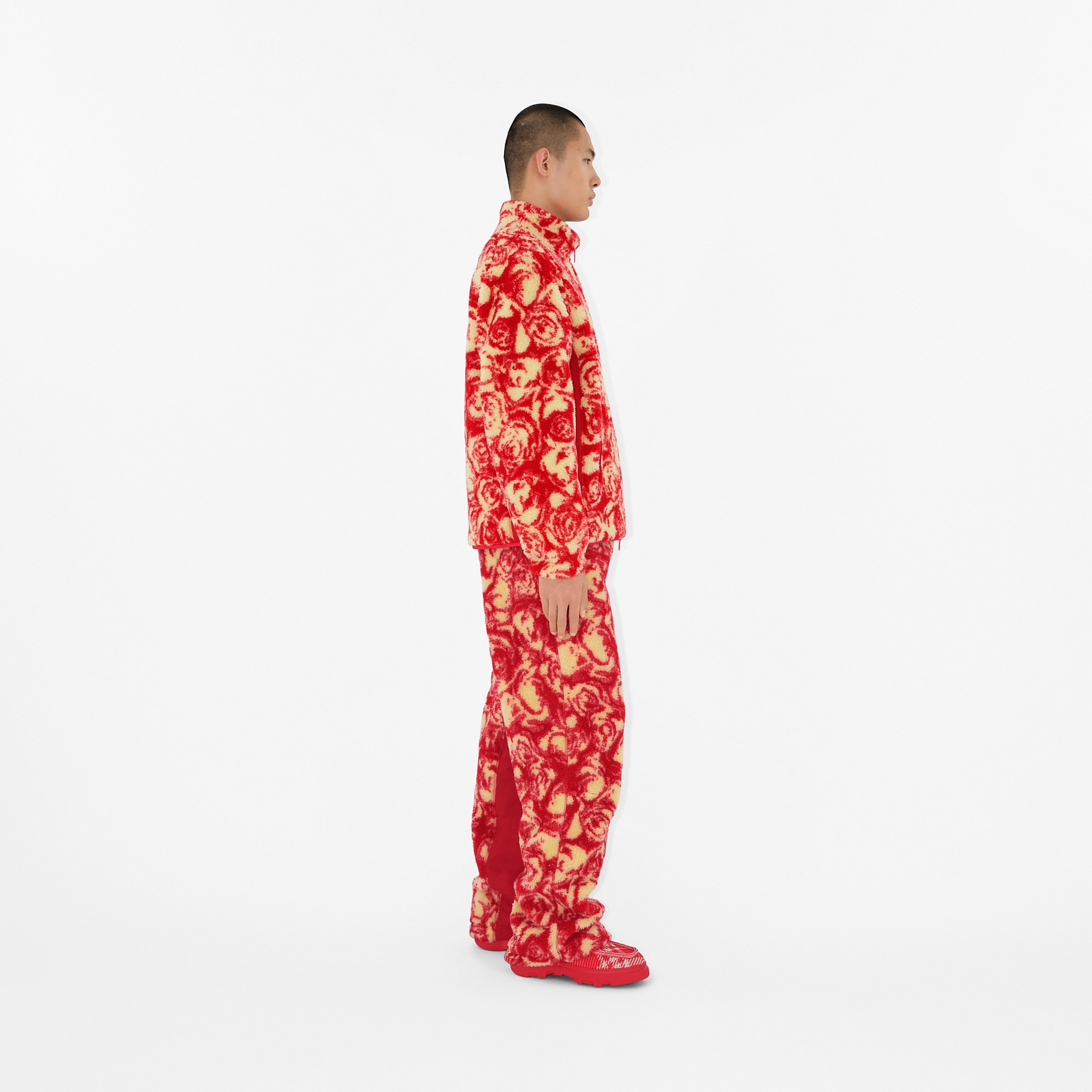 Rose Fleece Track Pants - 3