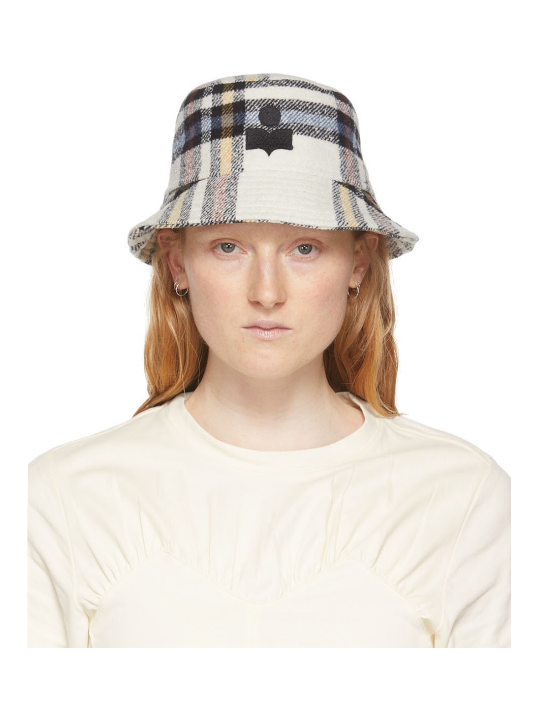 White Haley Bucket Hat - 1