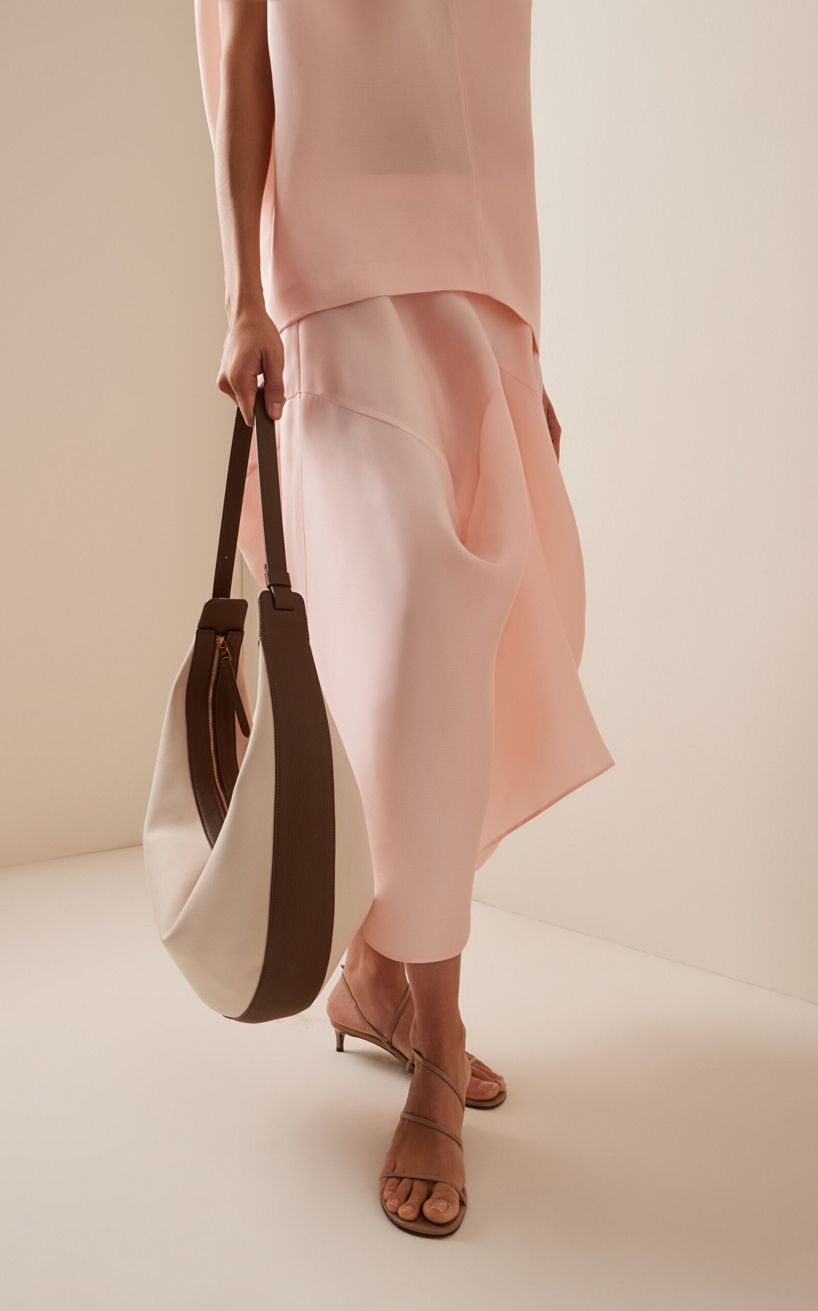 Augustina Canvas Hobo Bag ivory - 3