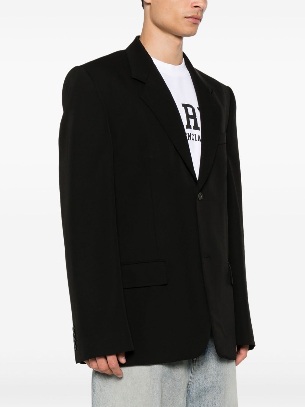 twill blazer - 4
