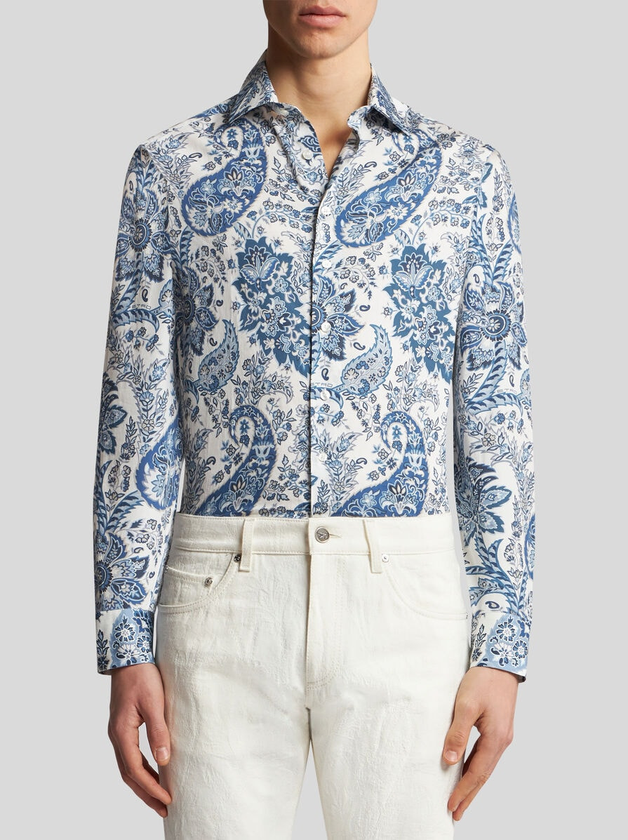 FLORAL PAISLEY SHIRT - 2