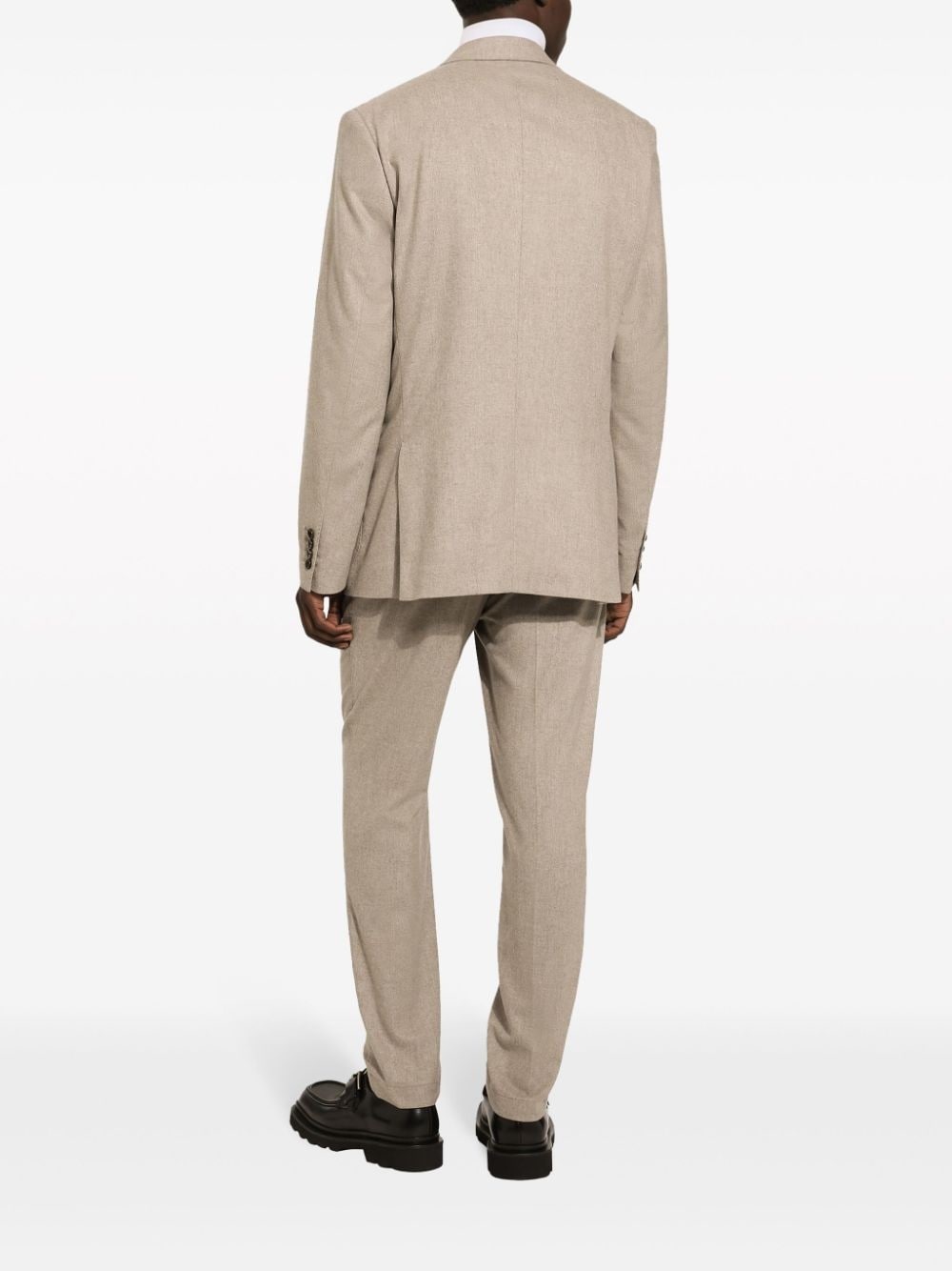 pressed-crease tailored trousers - 4