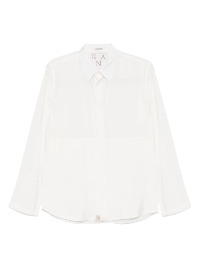 crinkled-finish shirt 1