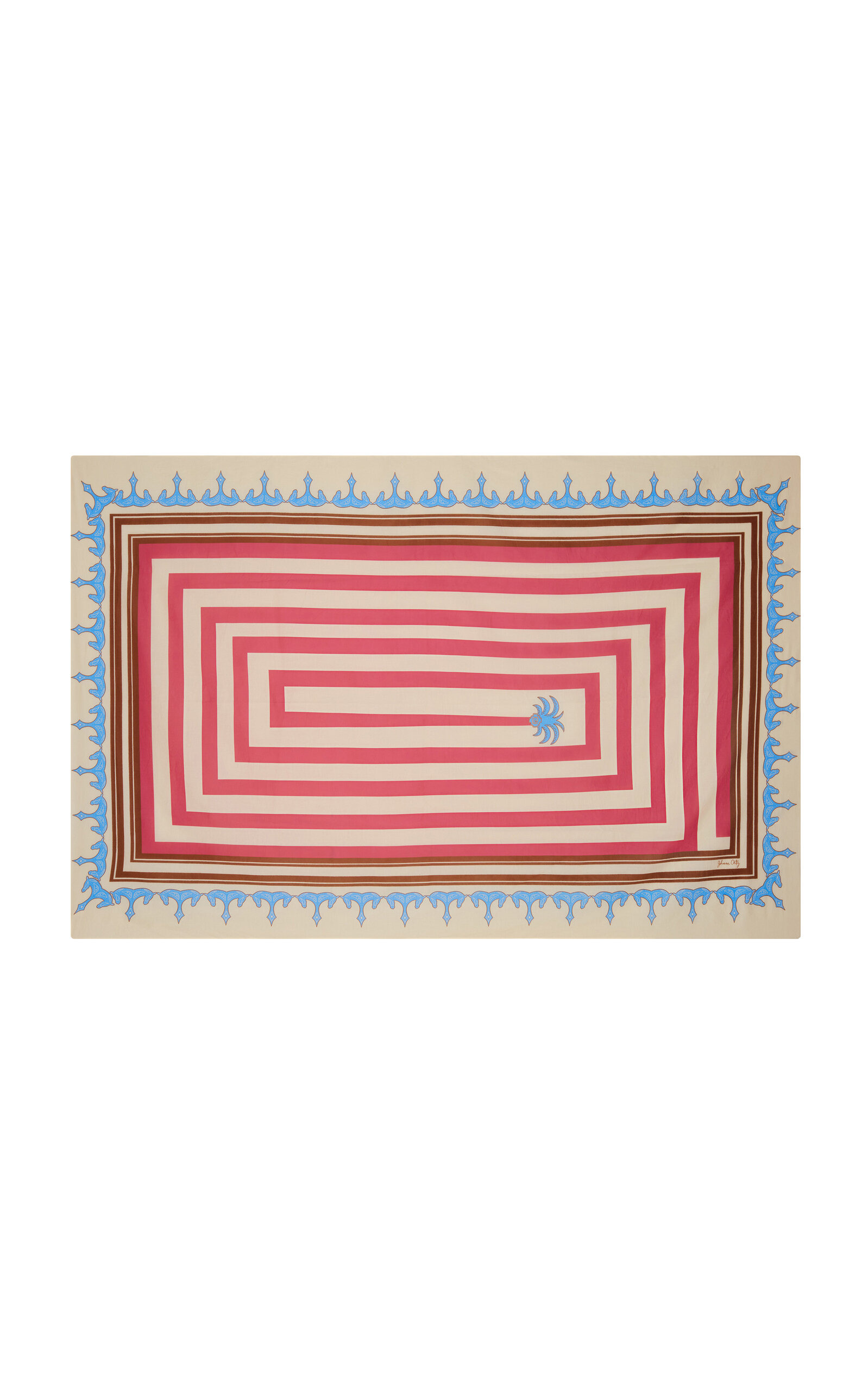 Infinity Palm Cotton Pareo pink - 1
