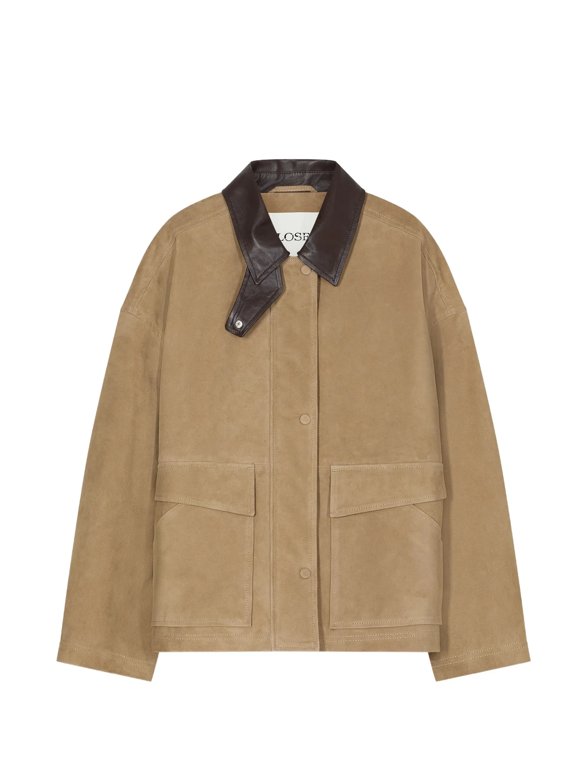 Closed Suede Leather Jacket - 1