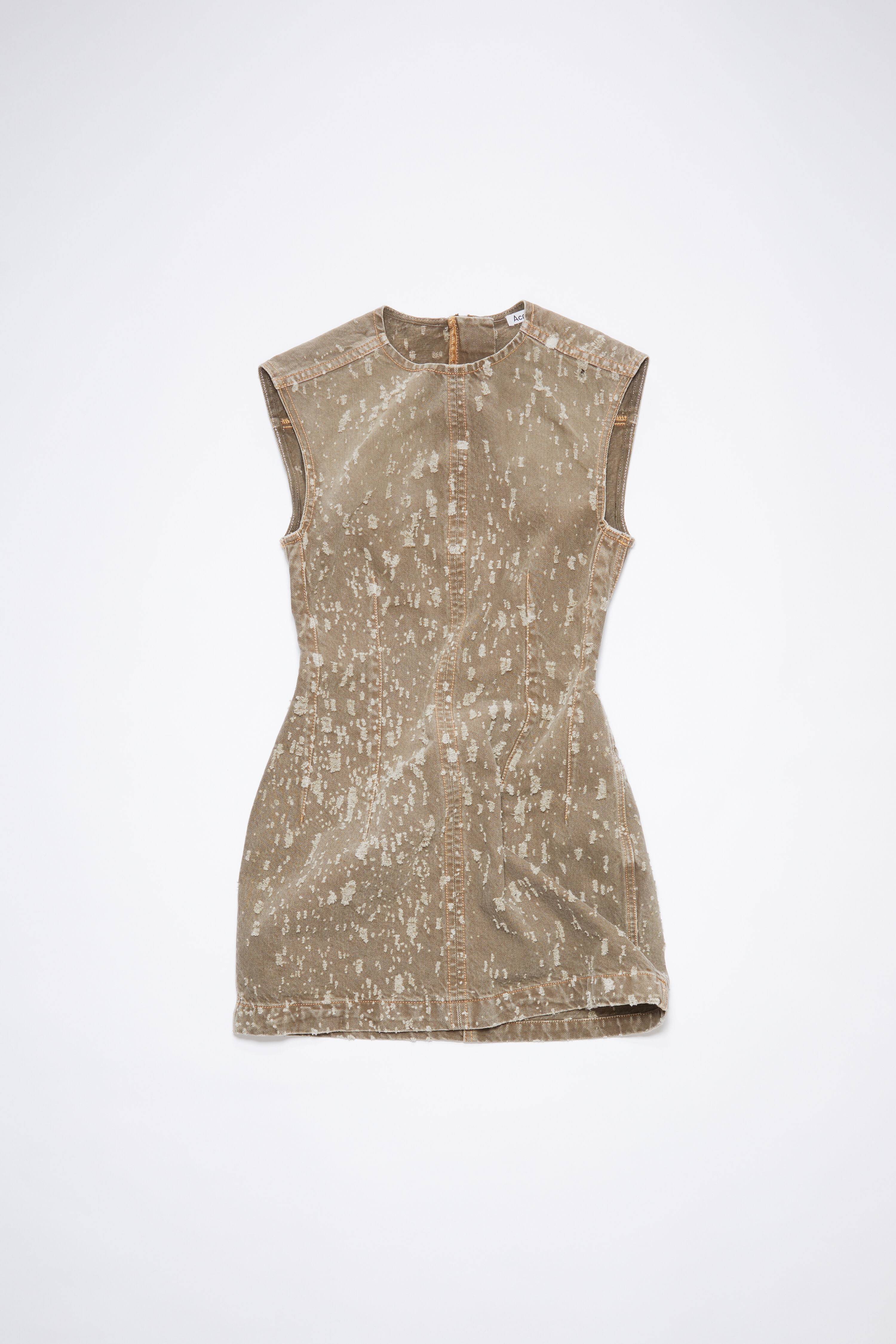 Denim tunic dress - Beige - 6