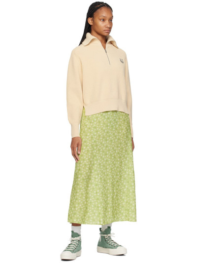 Maison Kitsuné Green Strap Maxi Dress outlook