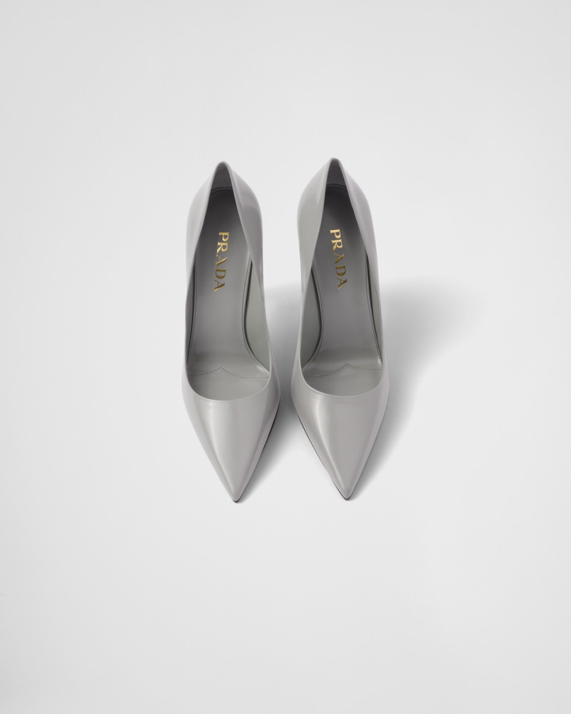 Brushed leather pumps 3