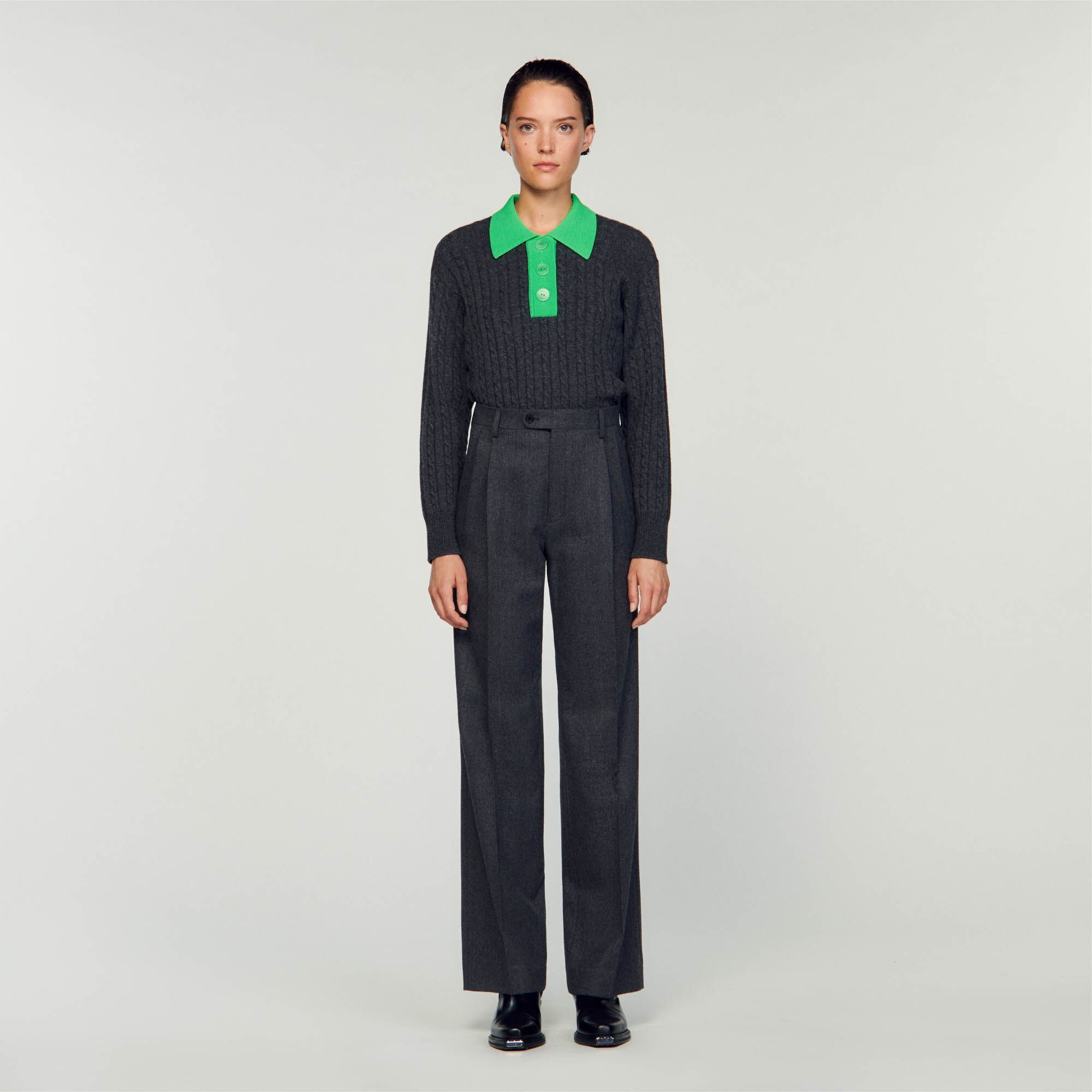STRAIGHT-LEG PANTS - 3