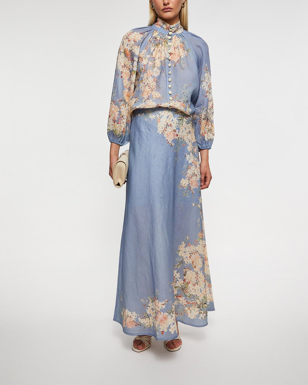 Skirt Cascadian Bias Blue - 3