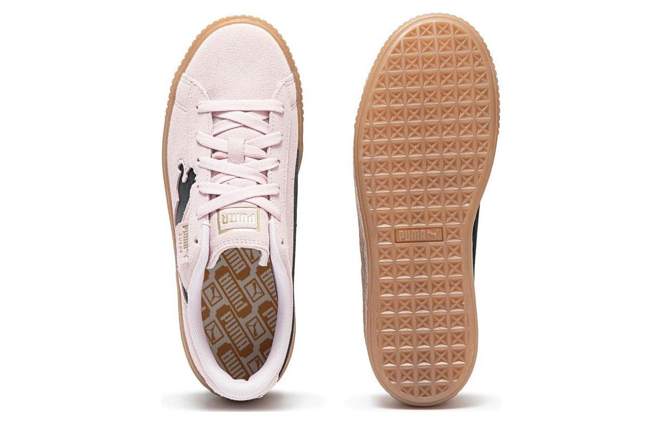 (WMNS) PUMA Suede Platform Shoes 'Pink Black Gum' 397233-05 - 7
