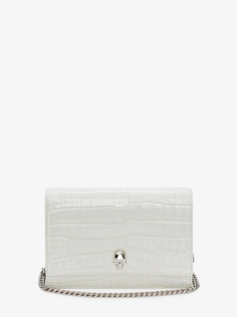 Women's Small Skull Bag in Bone - 1