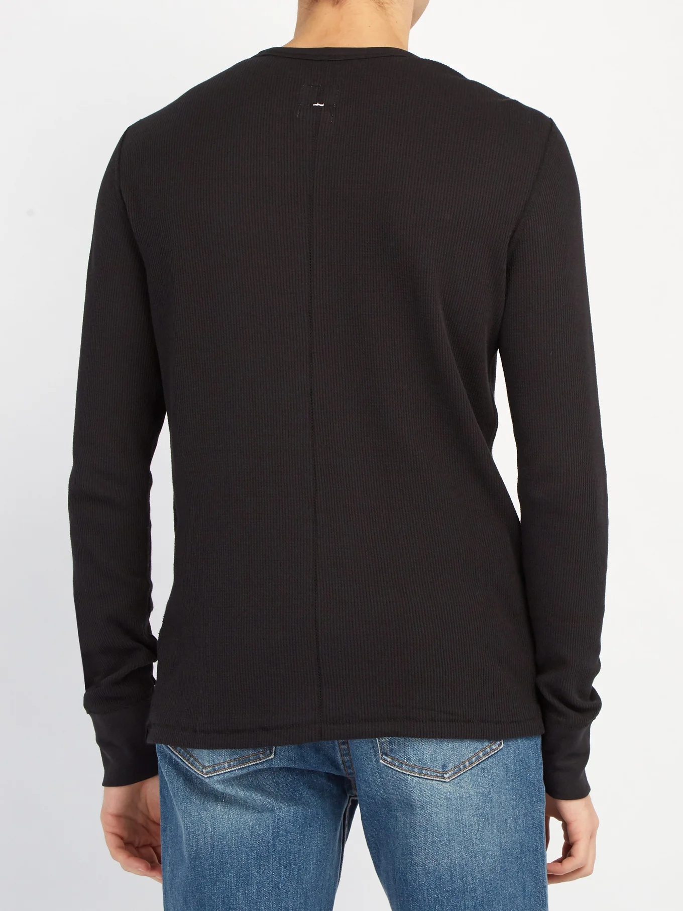 Crew-neck cotton sweatshirt - 3