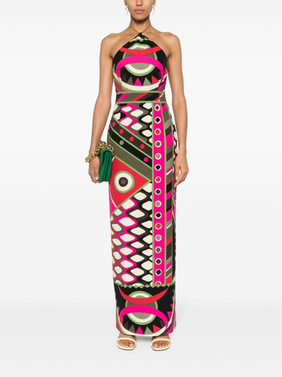 PUCCI Vivara-print maxi dress outlook