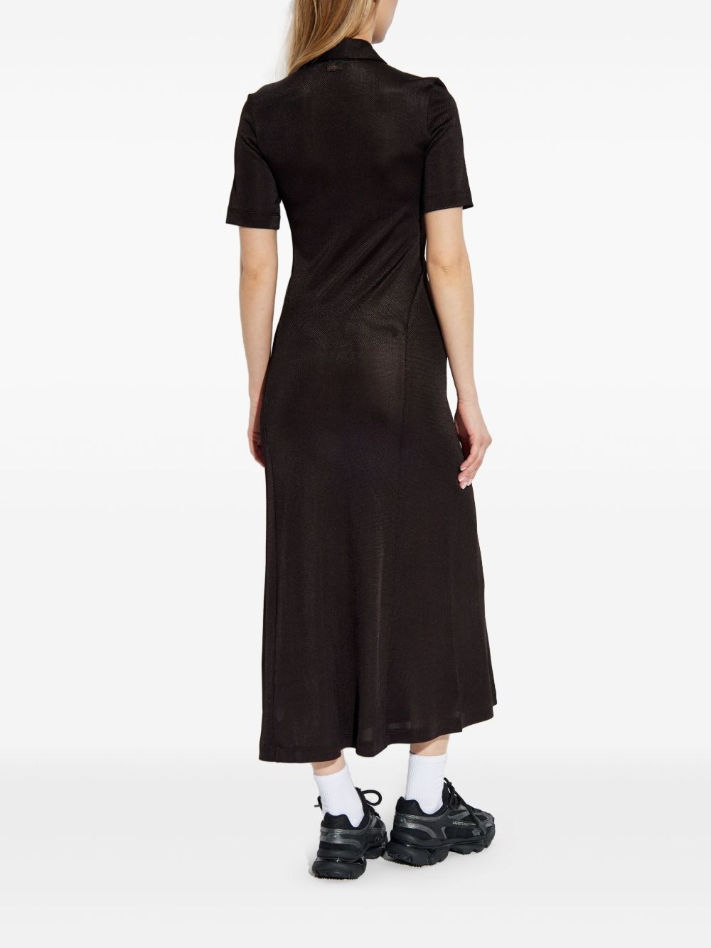 logo-appliqué dress - 4