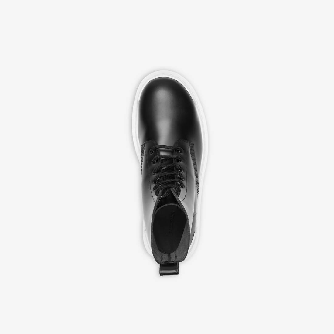 Men's Strike Lace-up Boot in Black/white - 3