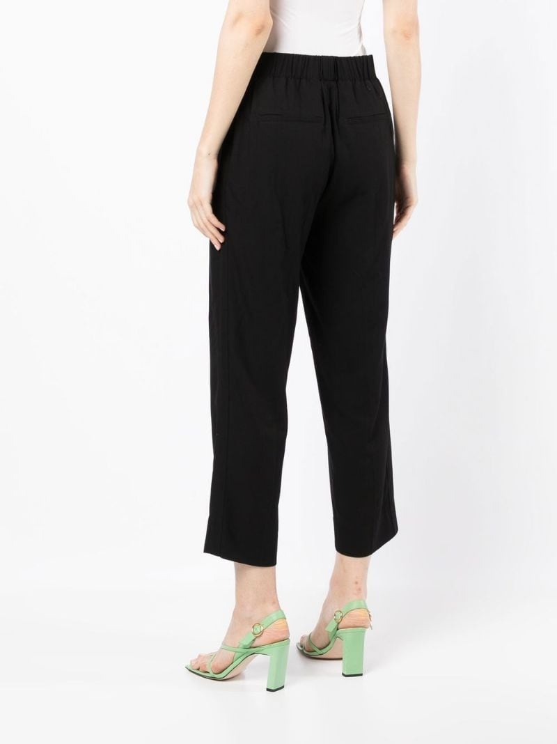 Drapey cropped-leg trousers - 4