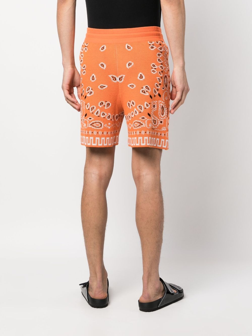 Bandana print deck shorts - 4
