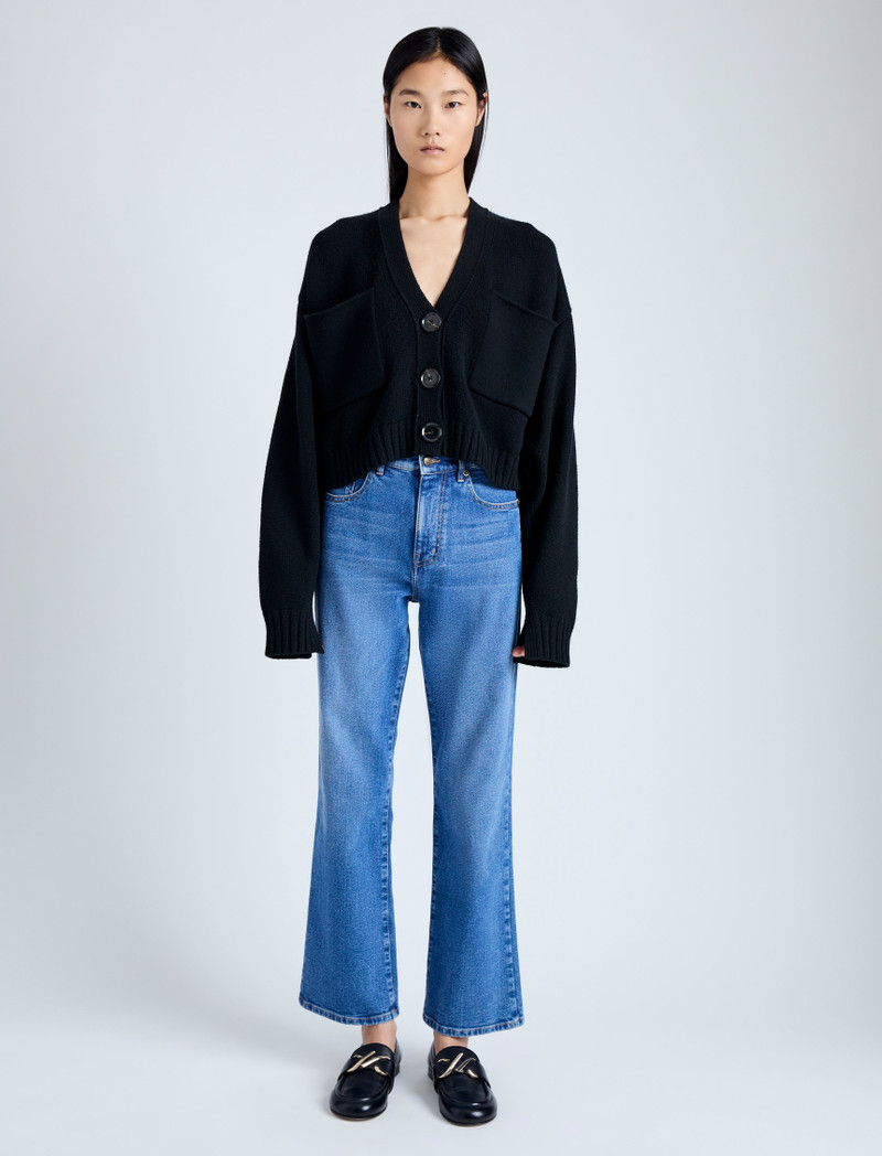 Proenza Schouler Sofia Cardigan in Eco Cashmere outlook