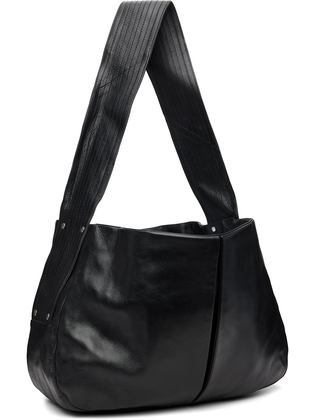 Black Box Pleat Leather Bag - 3