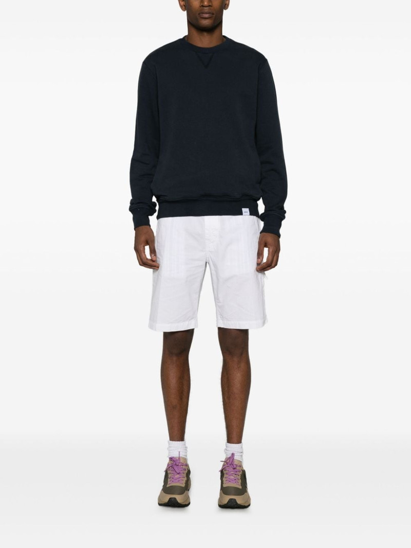 Aspesi logo-tag cotton sweatshirt outlook