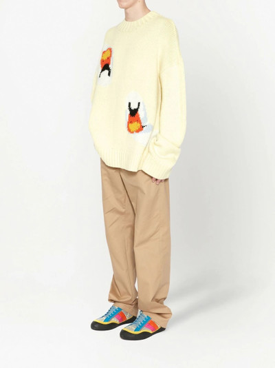 JW Anderson intarsia-knit pattern jumper outlook