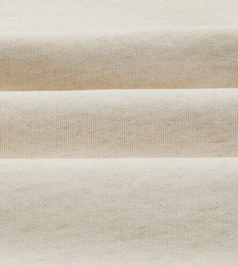 Ecru Cotton-Hemp Smock Sweatshirt 3