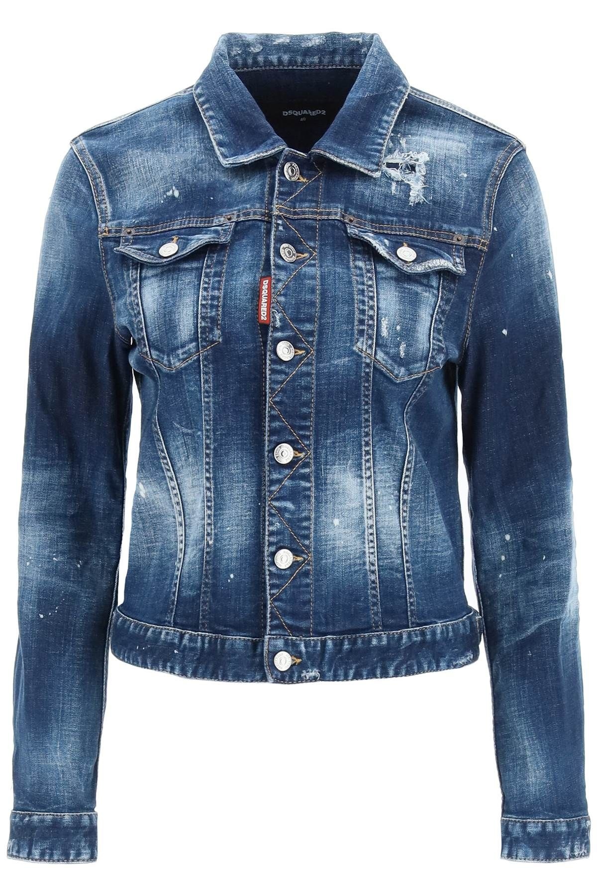 'ICON' PRINT JEAN JACKET - 1