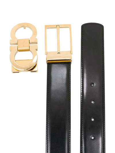 Salvatore Ferragamo double buckle belt outlook