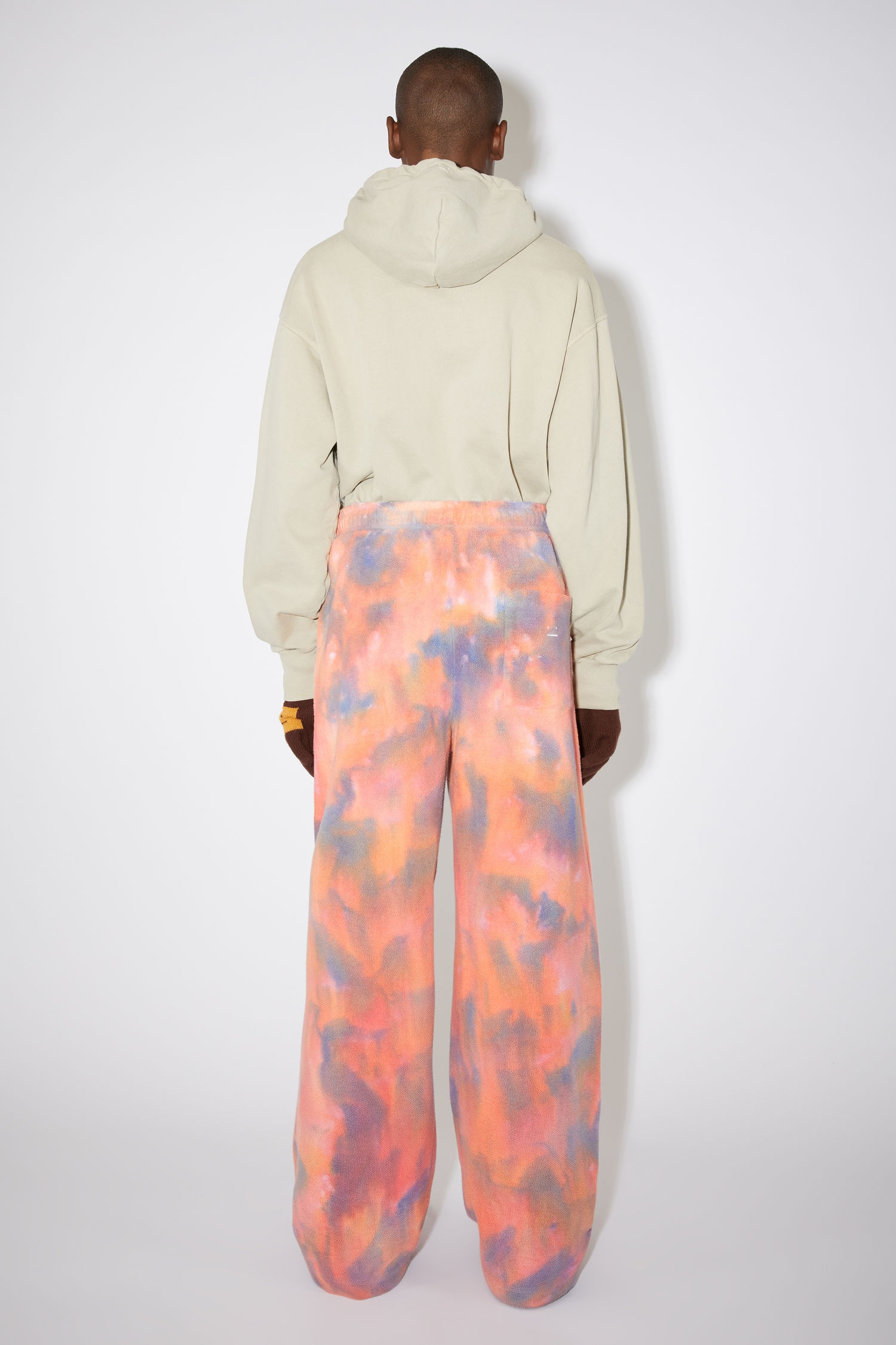 Cotton sweatpants - Peach orange - 3