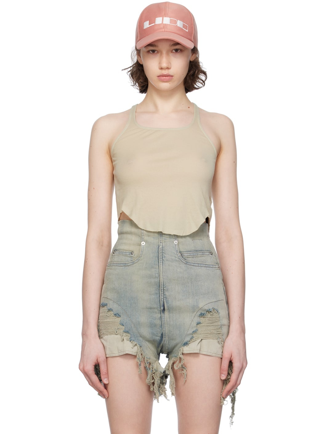 Off-White Basic Tank Top - 1