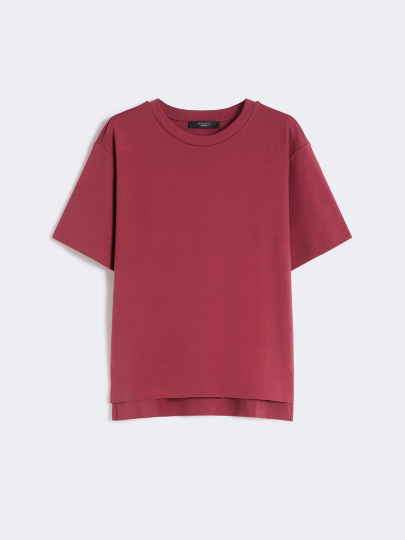 MULTID Cotton jersey boxy T-shirt - CHERRY 1