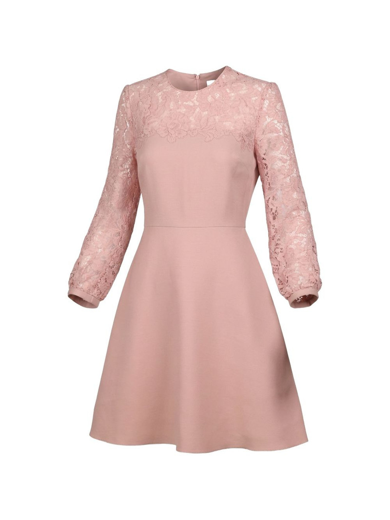 lace-sleeve mini dress 3