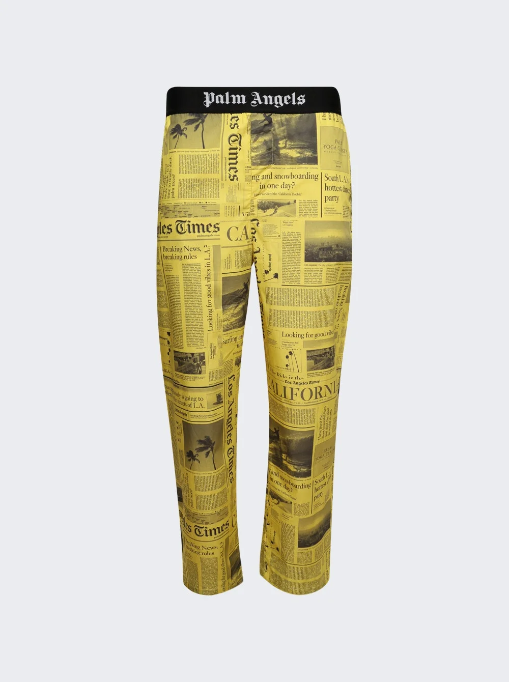 X La Times News Pants Yellow And Black - 1