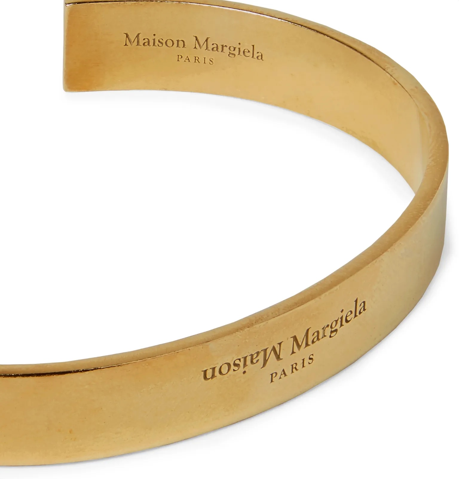 Logo-Engraved Gold-Tone Cuff - 4