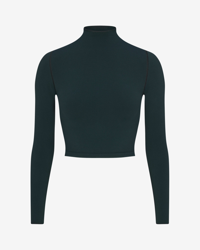 NikeSKIMS Vintage Seamless Women's Mock-Neck Crop Top 7