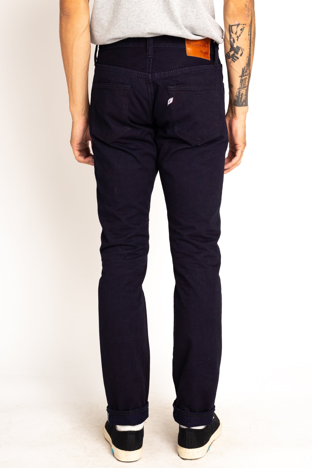 12oz Selvedge Chino 5-Pockets Relaxed Tapered - Indigo - 2