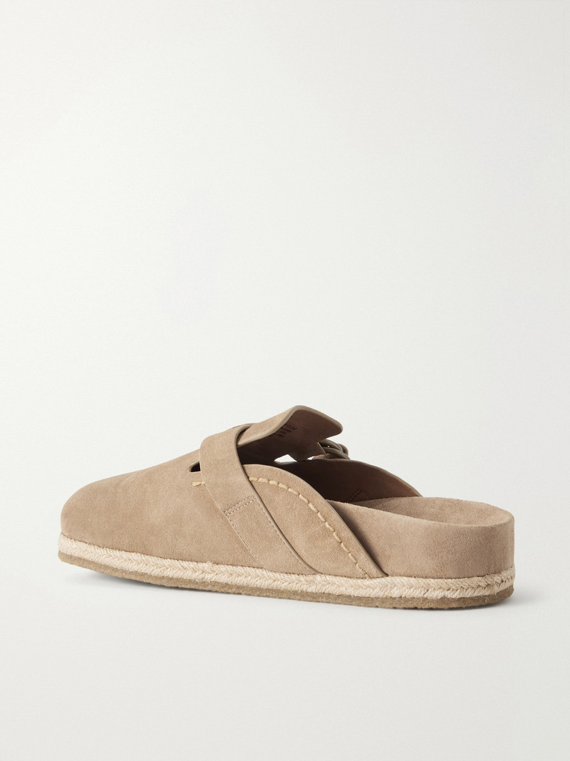 Turbach Jute-Trimmed Suede Clogs 5